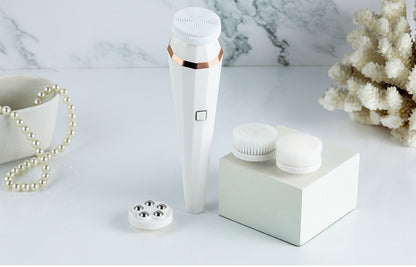 4 In 1 USB  Electric Facial Cleansing Brush